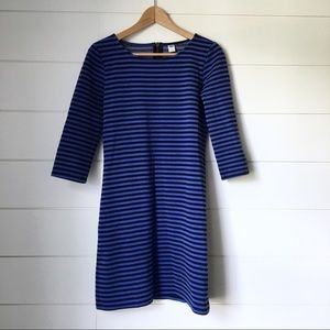 OLD NAVY Striped Blue and Black Dress